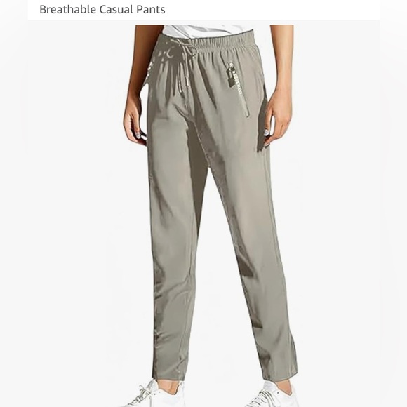 Women's Gray Casual Pants - Picture 1 of 11